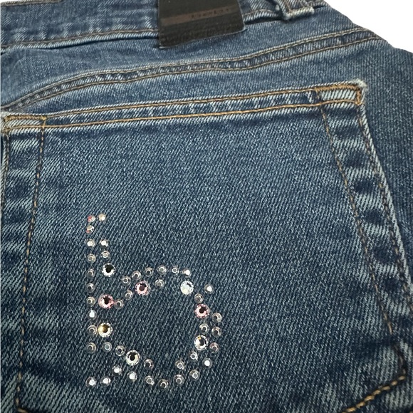 Bebe Jeans Flare Boot Cut Leg Size 29 with b bling back pocket - Picture 5 of 15